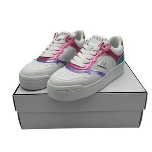 Guess Women's Miram Platform Lace-Up Sneakers Multicolor Size 7